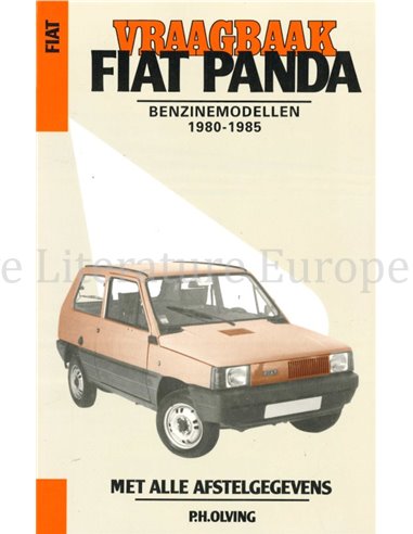 1980-1985, FIAT PANDA, 34 | 45, BENZINE, REPERATURANLEITUNG NIEDERLÄNDISCH