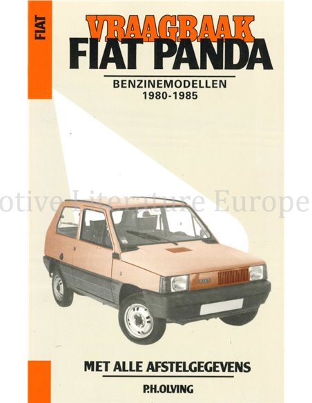 1980-1985, FIAT PANDA, 34 | 45, BENZINE, VRAAGBAAK NEDERLANDS