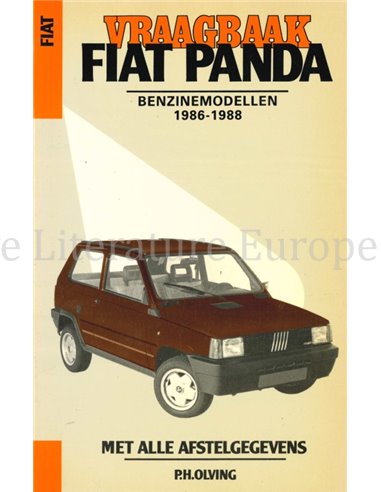 1986-1988, FIAT PANDA, 750 | 1000, BENZINE,  REPERATURANLEITUNG NIEDERLÄNDISCH