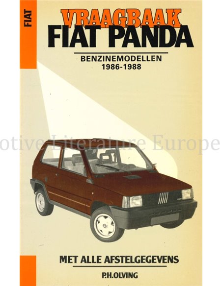 1986-1988, FIAT PANDA, 750 | 1000, BENZINE, WORKSHOP MANUAL DUTCH