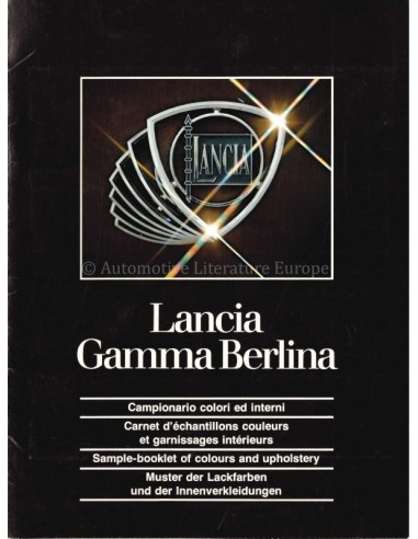 1976 LANCIA GAMMA BERLINA COLOURS |...