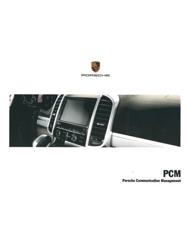 2015 PORSCHE PCM INSTRUCTIEBOEKJE NEDERLANDS