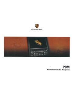2014 PORSCHE PCM INSTRUCTIEBOEKJE NEDERLANDS