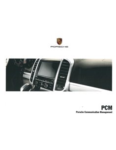 2015 PORSCHE PCM INSTRUCTIEBOEKJE NEDERLANDS