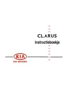 1996 KIA CLARUS INSTRUCTIEBOEKJE NEDERLANDS