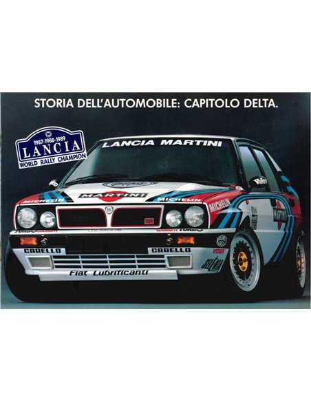 1990 LANCIA RANGE BROCHURE ITALIAN
