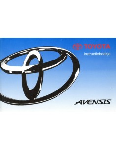 1997 TOYOTA AVENSIS INSTRUCTIEBOEKJE NEDERLANDS