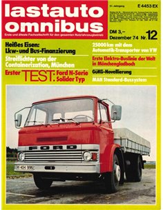 1974 LASTAUTO OMNIBUS MAGAZIN 12 DEUTSCH 