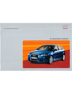 2004 AUDI A3 SPORTBACK ACCESSOIRES BROCHURE DUITS