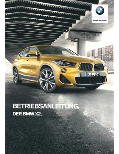 2019 BMW X2 BETRIEBSANLEITUNG DEUTSCH