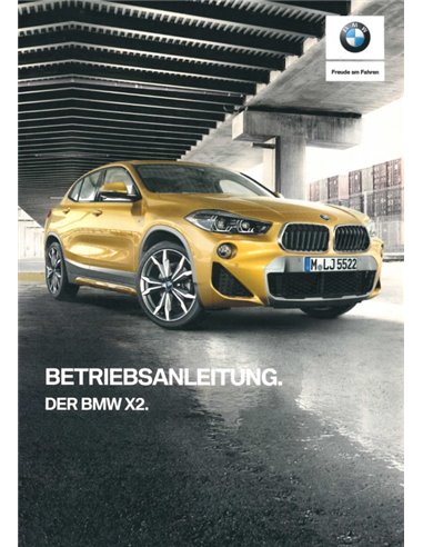 2019 BMW X2 INSTRUCTIEBOEKJE DUITS