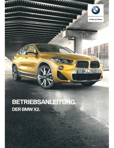 2019 BMW X2 OWNERS MANUAL GERMAN