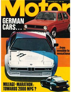 1978 MOTOR MAGAZIN 1 JULI ENGLISCH