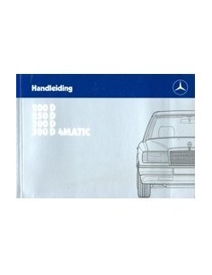 1987 MERCEDES BENZ E KLASSE DIESEL INSTRUCTIEBOEKJE NEDERLANDS