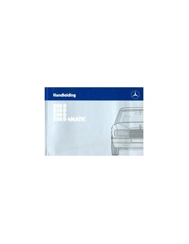 1987 MERCEDES BENZ E KLASSE DIESEL INSTRUCTIEBOEKJE NEDERLANDS