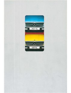 1973 MERCEDES BENZ SL PROSPEKT DEUTSCH