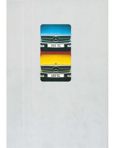 1973 MERCEDES BENZ SL BROCHURE DUITS