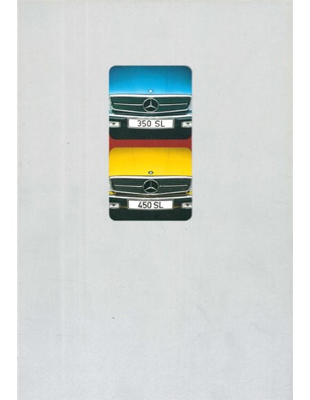 1973 MERCEDES BENZ SL BROCHURE GERMAN