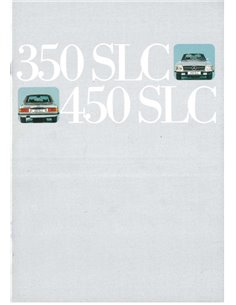 1973 MERCEDES BENZ SLC BROCHURE DUITS