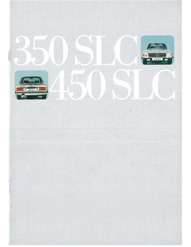 1973 MERCEDES BENZ SLC BROCHURE DUITS