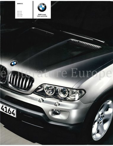 2005 BMW X5 BROCHURE DUTCH