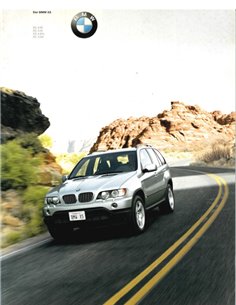 2001 BMW X5 BROCHURE GERMAN
