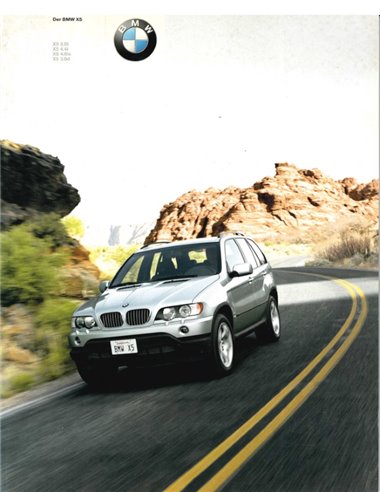 2001 BMW X5 PROSPEKT DEUTSCH