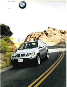 2001 BMW X5 BROCHURE ENGELS
