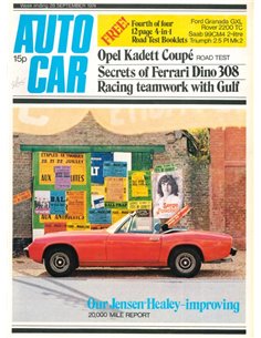 1974 AUTOCAR MAGAZINE 4074 ENGLISH 