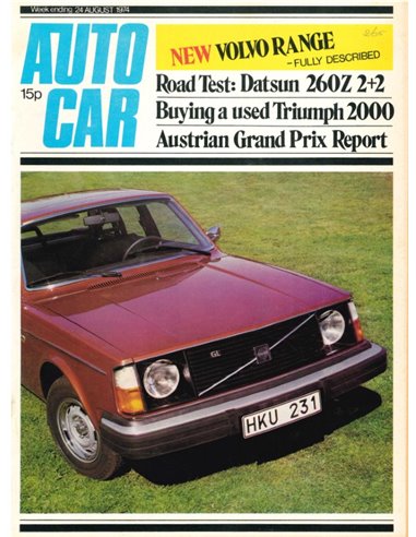1974 AUTOCAR MAGAZINE 4061 ENGELS