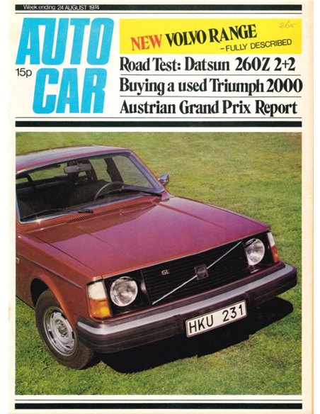 1974 AUTOCAR MAGAZINE 4061 ENGELS