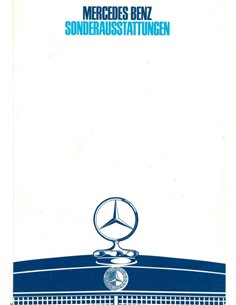 1968 MERCEDES BENZ RANGE BROCHURE GERMAN