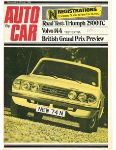 1974 AUTOCAR MAGAZINE 4056 ENGLISH 