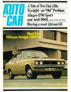 1974 AUTOCAR MAGAZINE 4059 ENGELS
