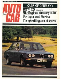 1974 AUTOCAR MAGAZINE 4060 ENGLISH 