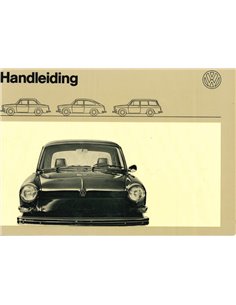 1970 VOLKSWAGEN 1600 OWNERS MANUAL DUTCH