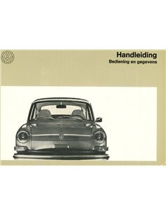 1972 VOLKSWAGEN 1600 INSTRUCTIEBOEK NEDERLANDS