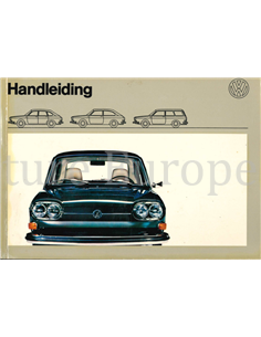 1973 VOLKSWAGEN 411 E INSTRUCTIEBOEK NEDERLANDS