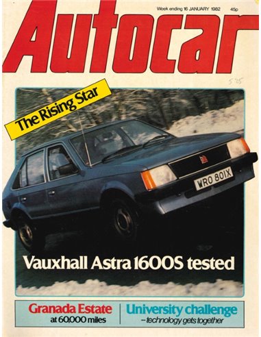 1982 AUTOCAR MAGAZINE 4439 ENGLISH 