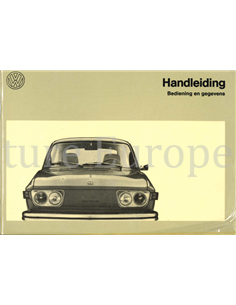 1970 VOLKSWAGEN 411 E OWNER'S MANUAL DUTCH