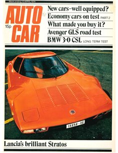 1974 AUTOCAR MAGAZINE 4043 ENGLISH 