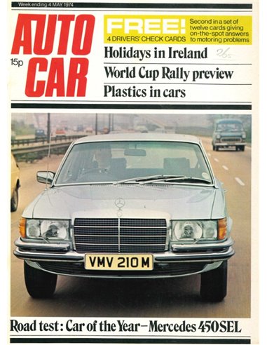 1974 AUTOCAR MAGAZINE 4046 ENGELS