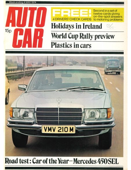 1974 AUTOCAR MAGAZINE 4046 ENGELS