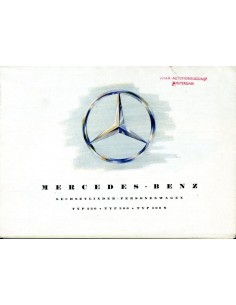 1954 MERCEDES BENZ PROGRAMMA BROCHURE DUITS