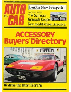 1974 AUTOCAR MAGAZINE 4067 ENGLISH 