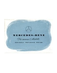 1953 MERCEDES BENZ PROGRAMMA BROCHURE DUITS