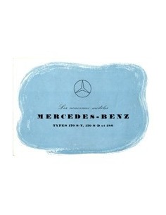 1953 MERCEDES BENZ PROGRAMMA BROCHURE FRANS