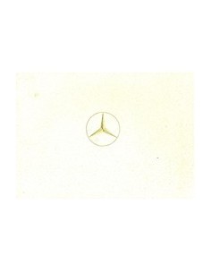 1952 MERCEDES BENZ TYPE 300 BROCHURE ENGELS