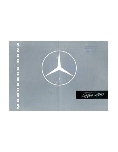 1957 MERCEDES BENZ 190 BROCHURE DUITS