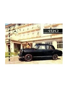 1958 MERCEDES BENZ 190 BROCHURE DUITS